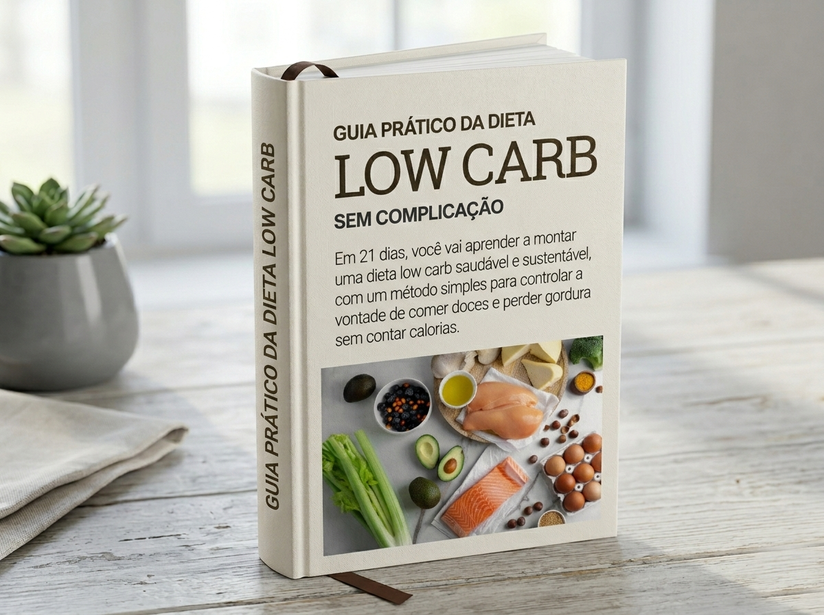 Receitas + Método simples para emagrecer comendo bem. LOW CARB SEM COMPLICAÇÃO (E-BOOK + BÔNUS)